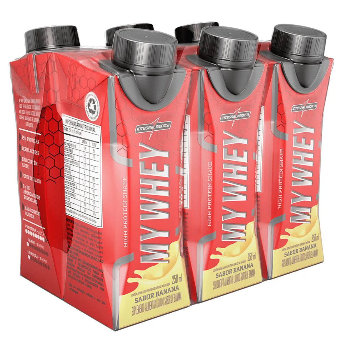 MY WHEY RTD 6 PACK SABOR BANANA - INTEGRALMEDICA