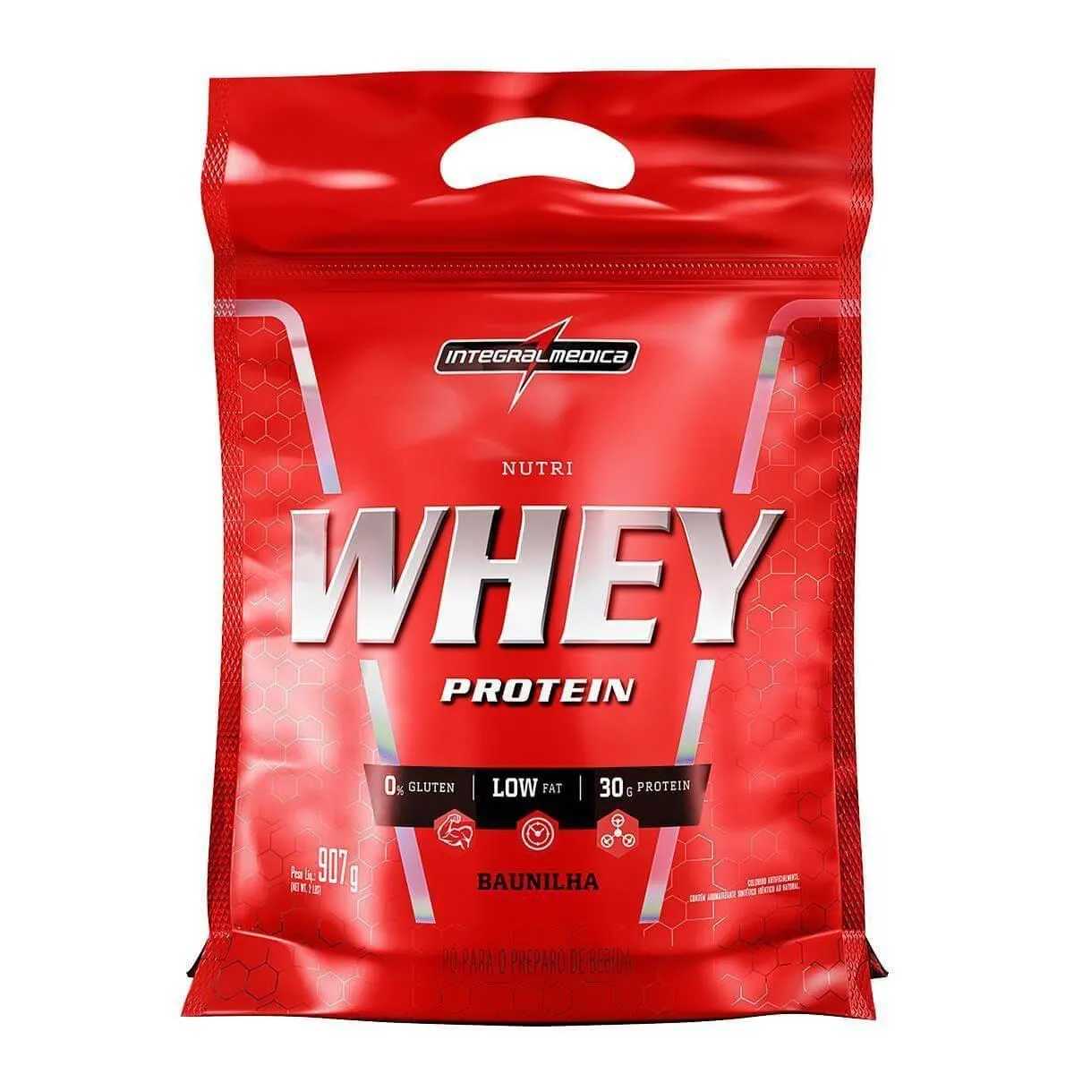 4X NUTRI WHEY 907G REFIL BAUNILHA