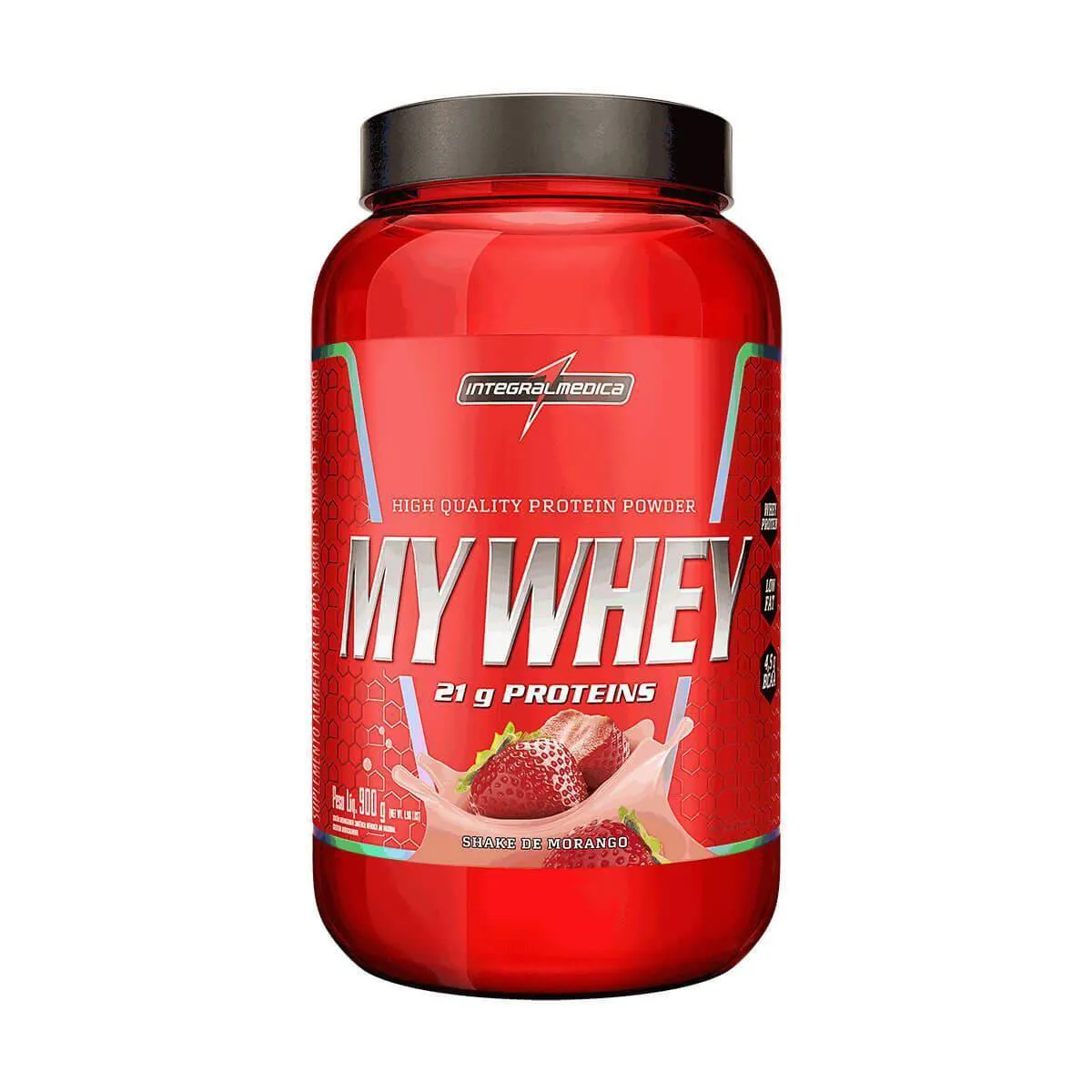 IM MY WHEY PO MORANGO 900G POTE