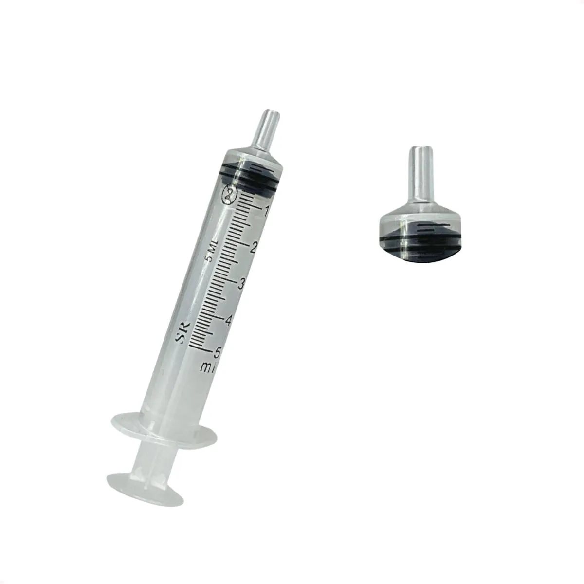 KIT COM 200 SERINGAS 5 ML DESCARTAVEIS SEM AGULHA LUER SLIP