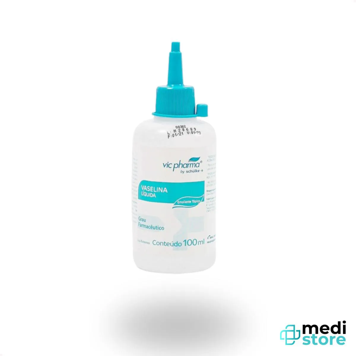 VASELINA LIQUIDA VICPHARMA PARA USO EXTERNO 100 ML EMOLIENTE