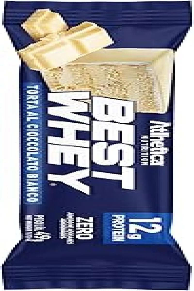 BARRA BEST WHEY ATLHETICA NUTRITION TORTA DE CHOCOLATE BRANCO 49G