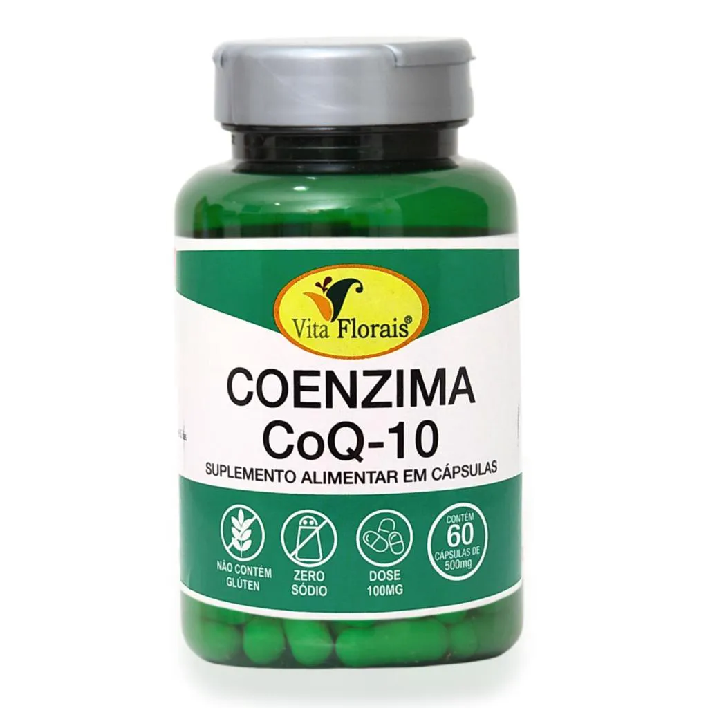 COENZIMA Q10 100MG 60 CÁPSULAS VITA FLORAIS