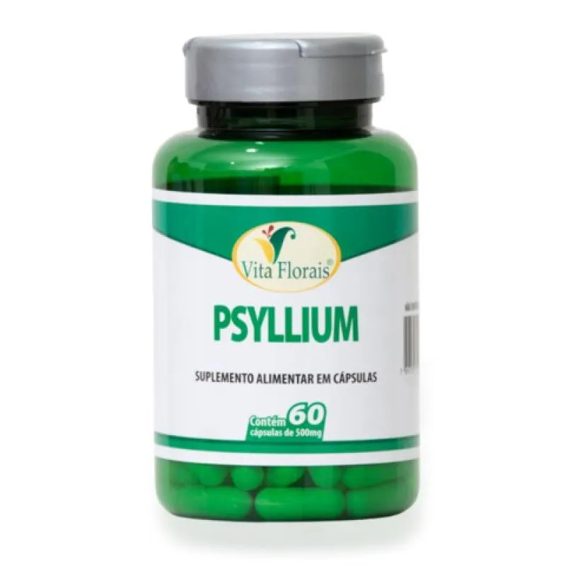 PSYLLIUM 500MG 60 CÁPSULAS VITA FLORAIS