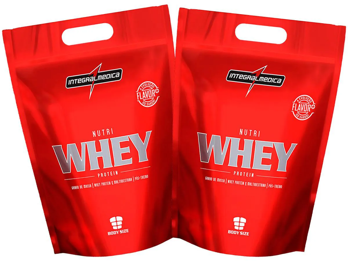 COMBO 2X NUTRI WHEY 900G CHOCOLATE INTEGRALMEDICA