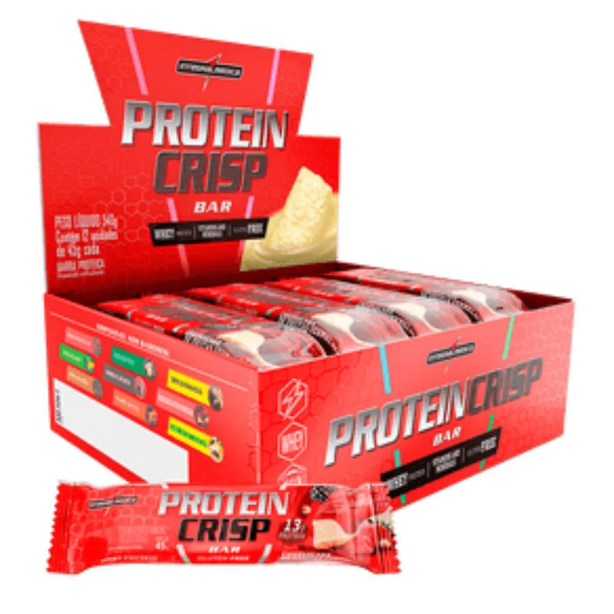 2X BARRA PROTEIN CRISP 12 UN CHEESECAKE FRUTAS - INTEGRAL MÉDICA
