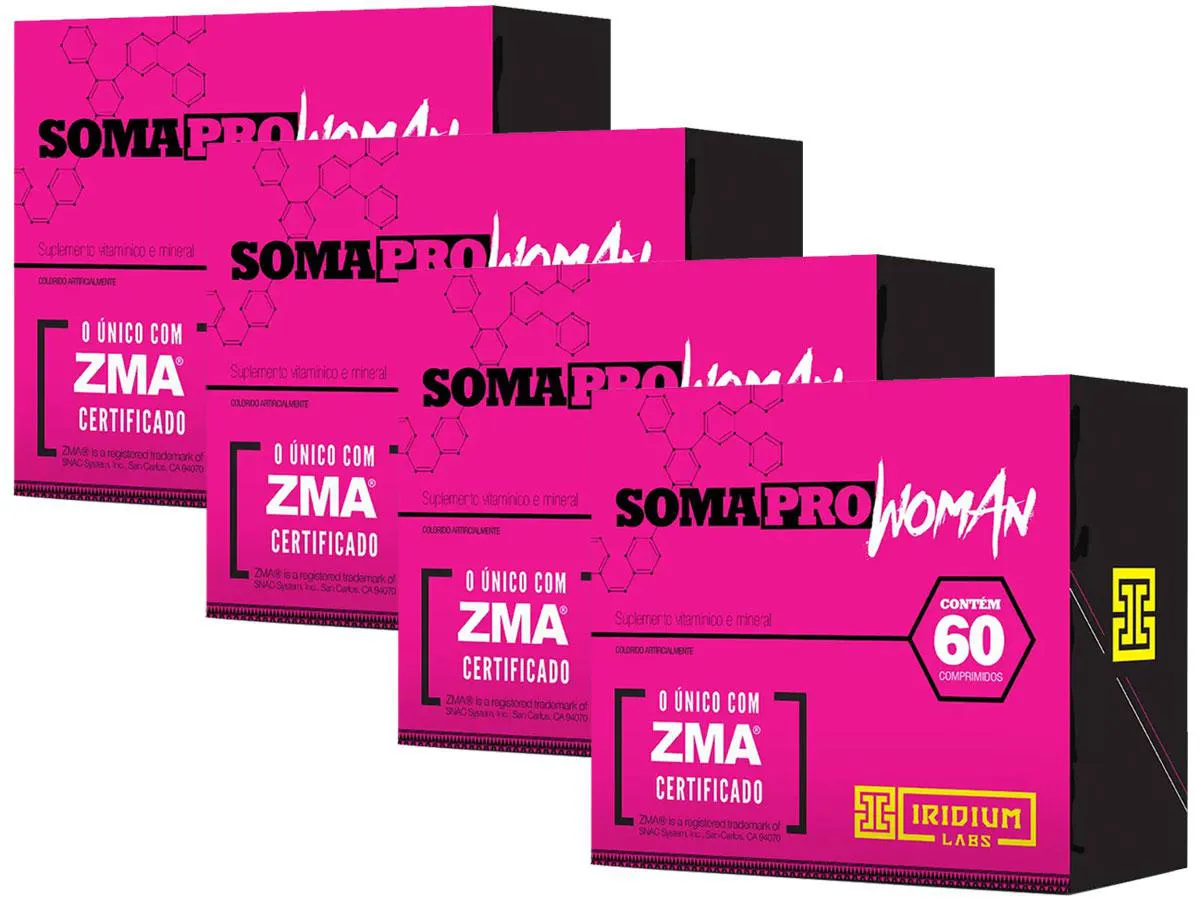4X SOMA PRO WOMAN - 60 CáPSULAS - IRDIUM LABS