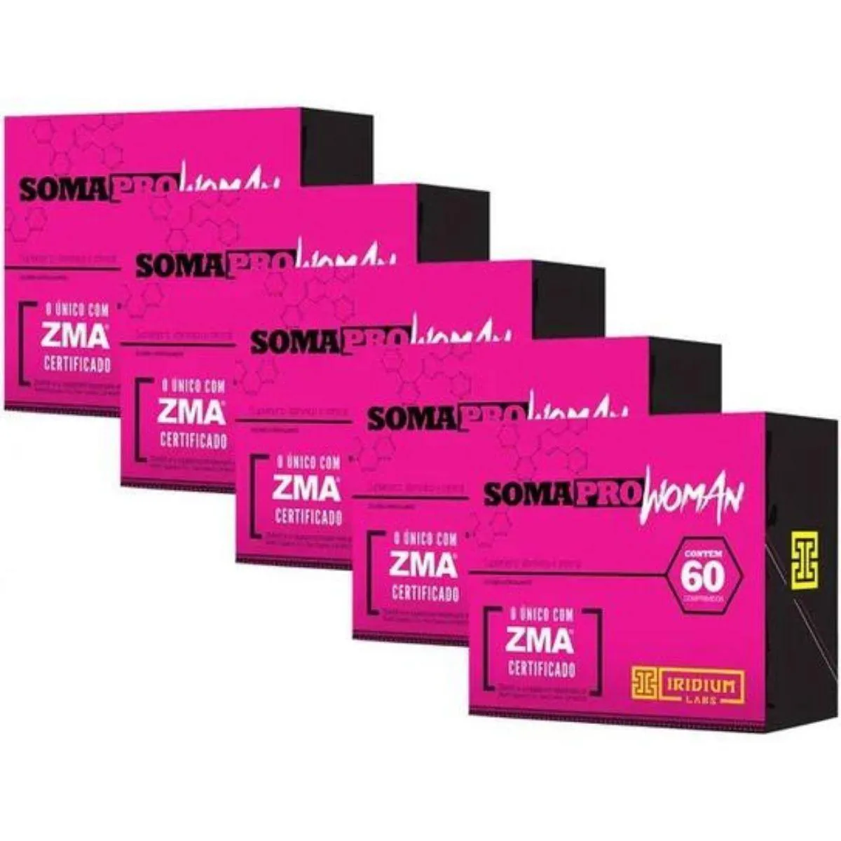 5X SOMA PRO WOMAN ZMA FEMININO 60 CAPS - IRIDIUM LABS