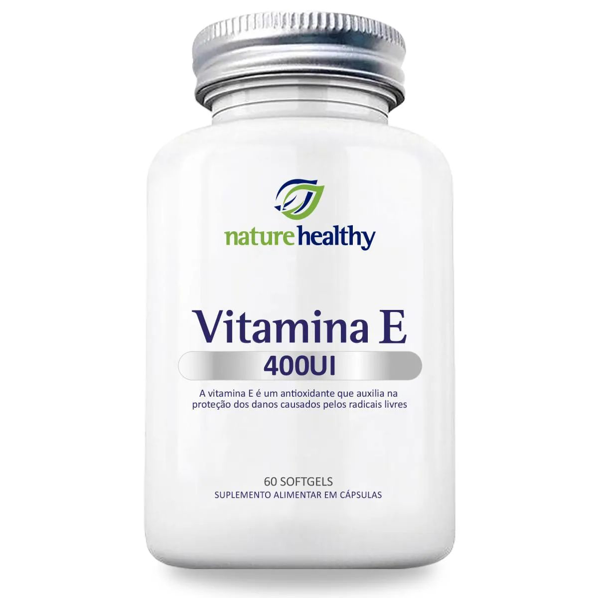 SUPLEMENTO ALIMENTAR NATURE HEALTHY VITAMINA E 400UI - 60 CAPS