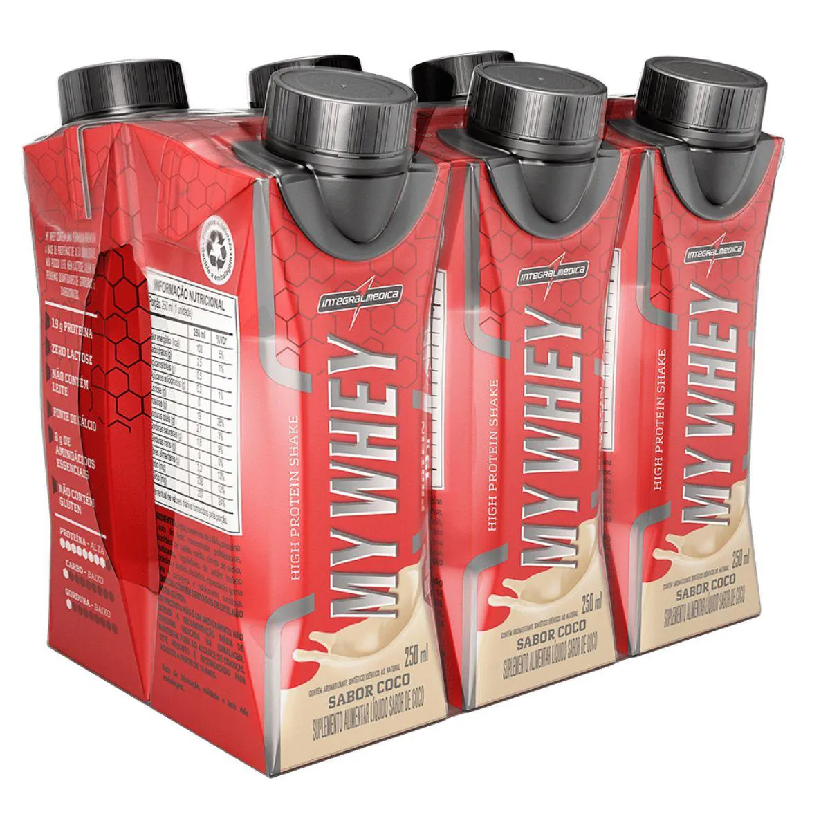 MY WHEY RTD 6 PACK SABOR COCO - INTEGRALMEDICA