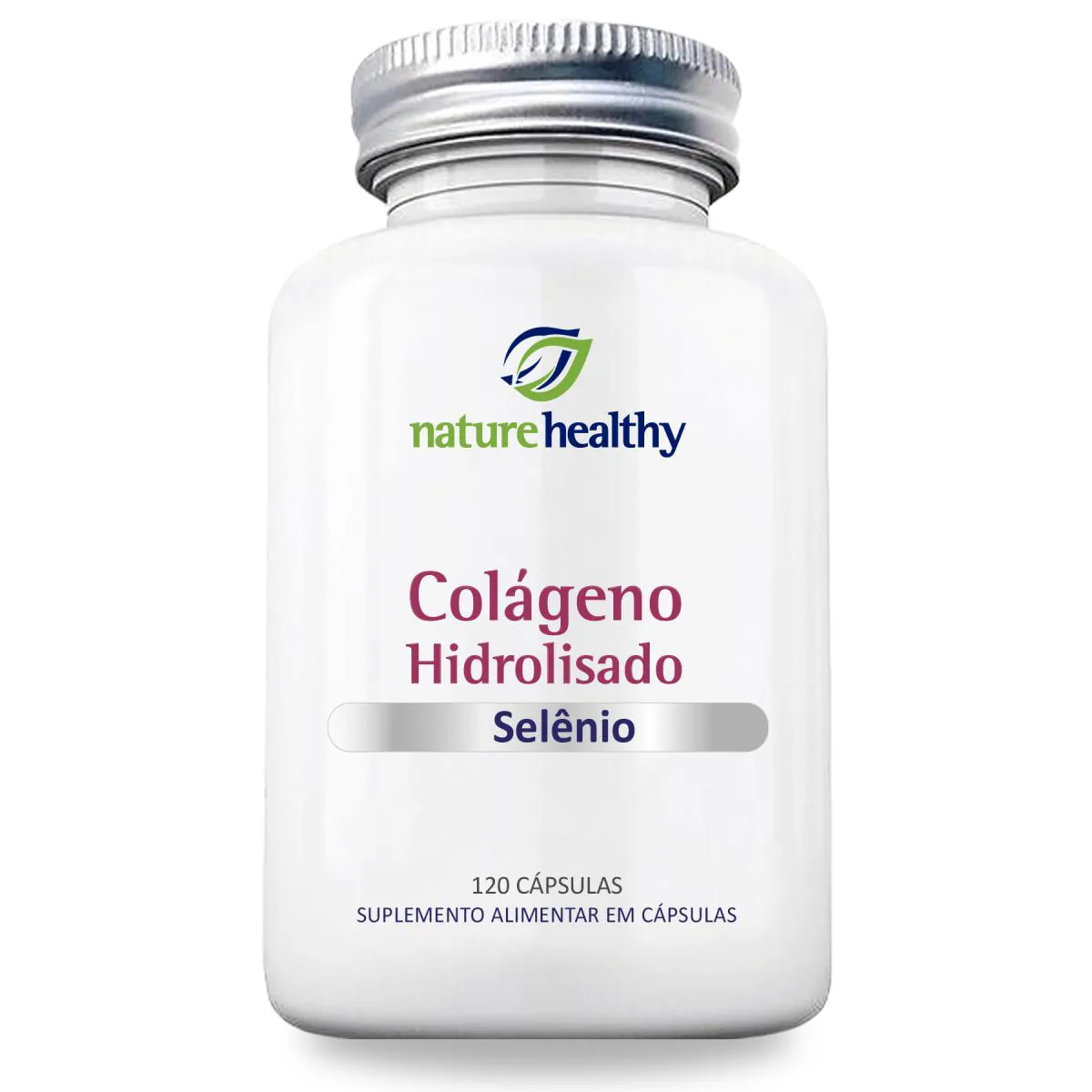 SUPLEMENTO ALIMENTAR NATURE HEALTHY COLáGENO HIDROLISADO 400MG + SELêNIO 60MCG - 120 CAPS