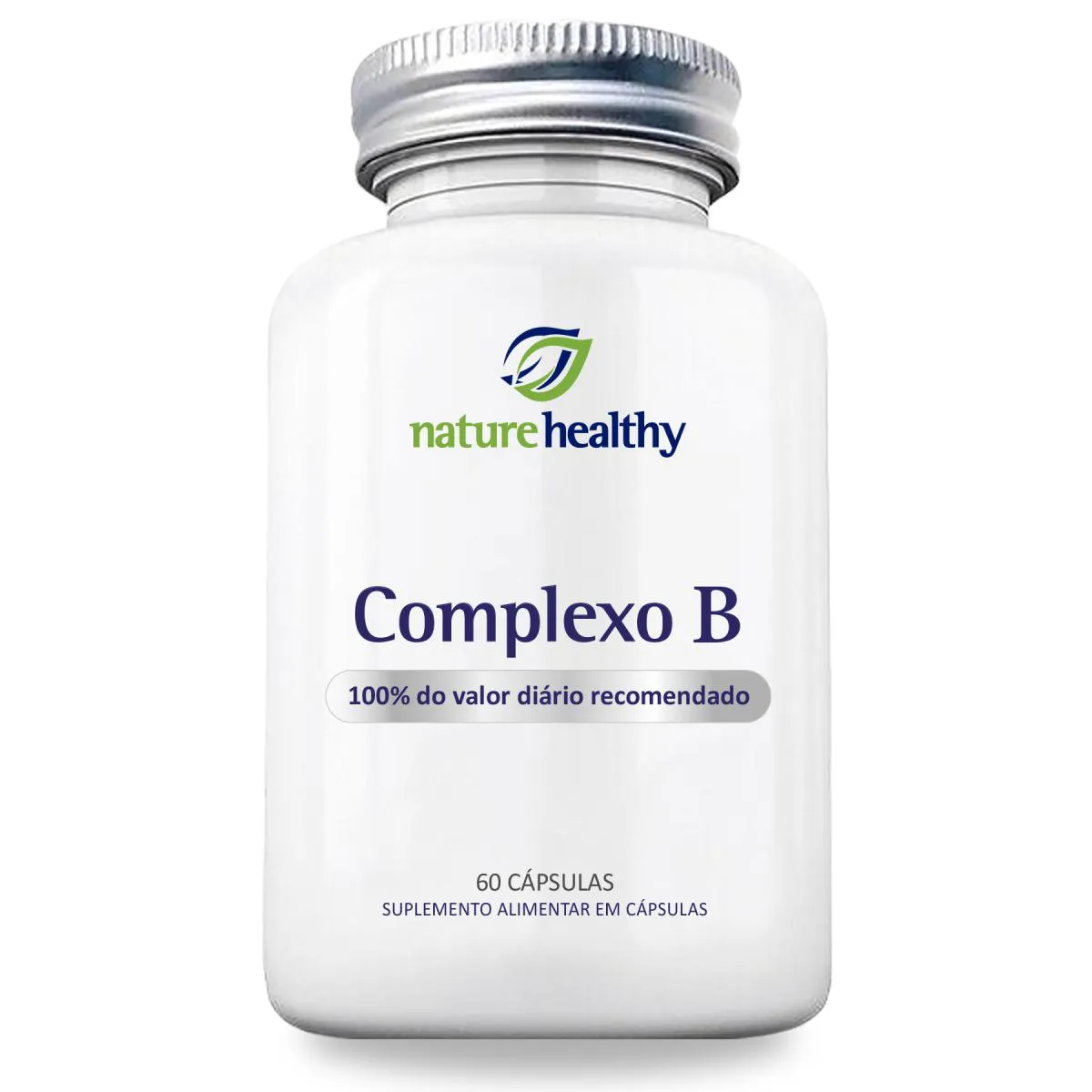 SUPLEMENTO ALIMENTAR NATURE HEALTHY COMPLEXO B 100% IDR - 60 CAPS