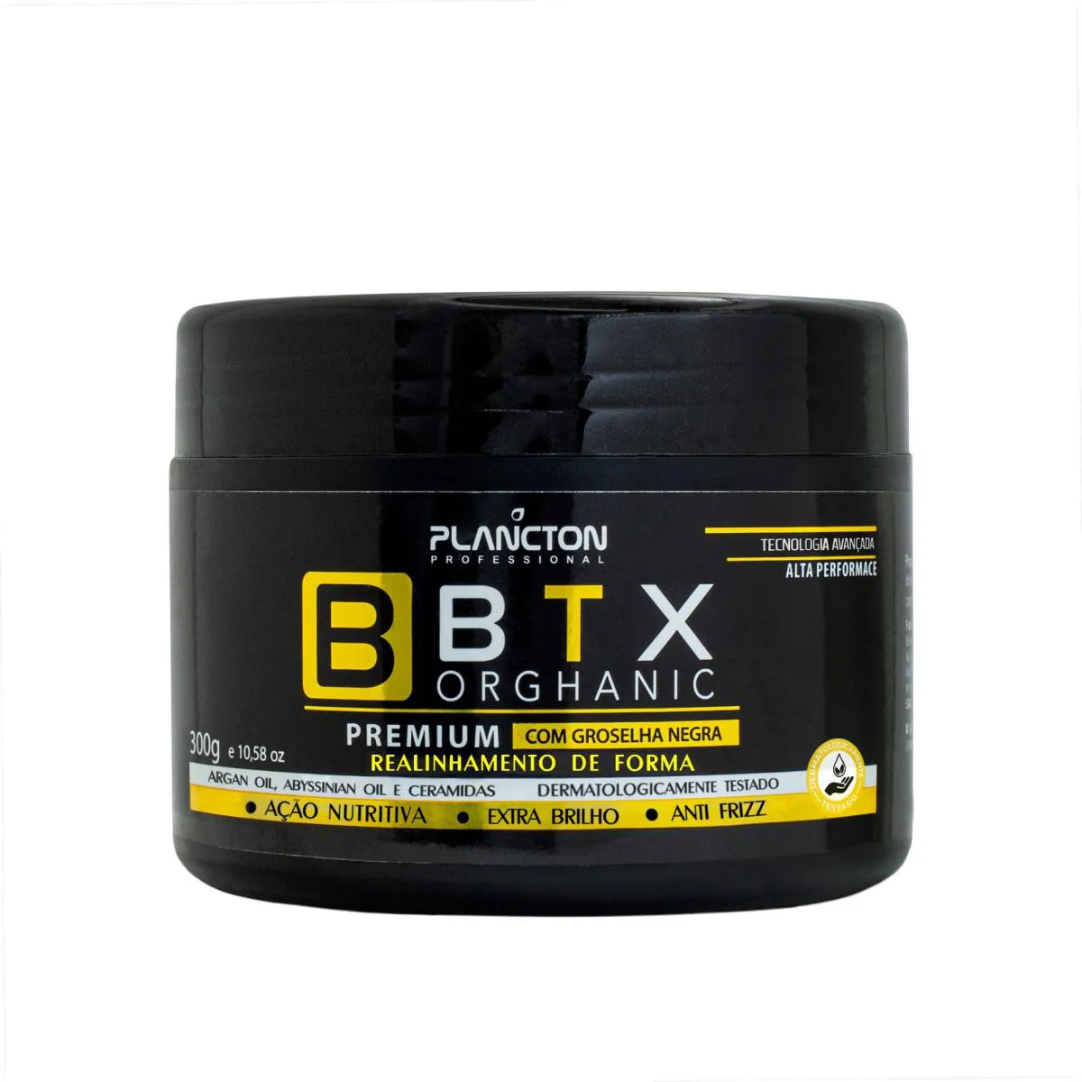 BOTOX CAPILAR- BTX PREMIUM - REDUçãO DE VOLUME SEM FORMOL PLANCTON PROFISSIONAL - 300G
