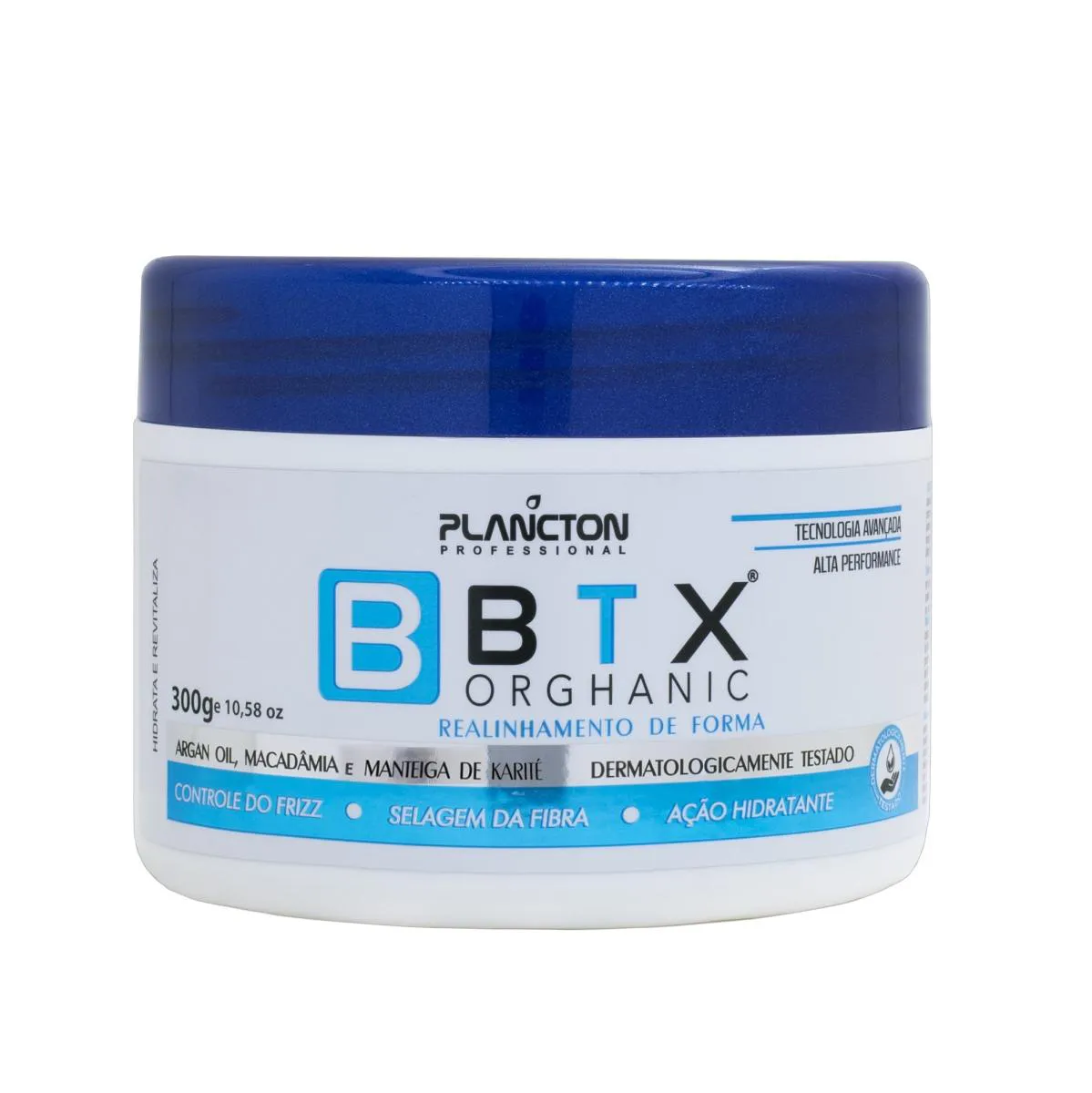 BOTOX CAPILAR- BTX ORGHANIC - REDUçãO DE VOLUME PLANCTON PROFISSIONAL - 300G