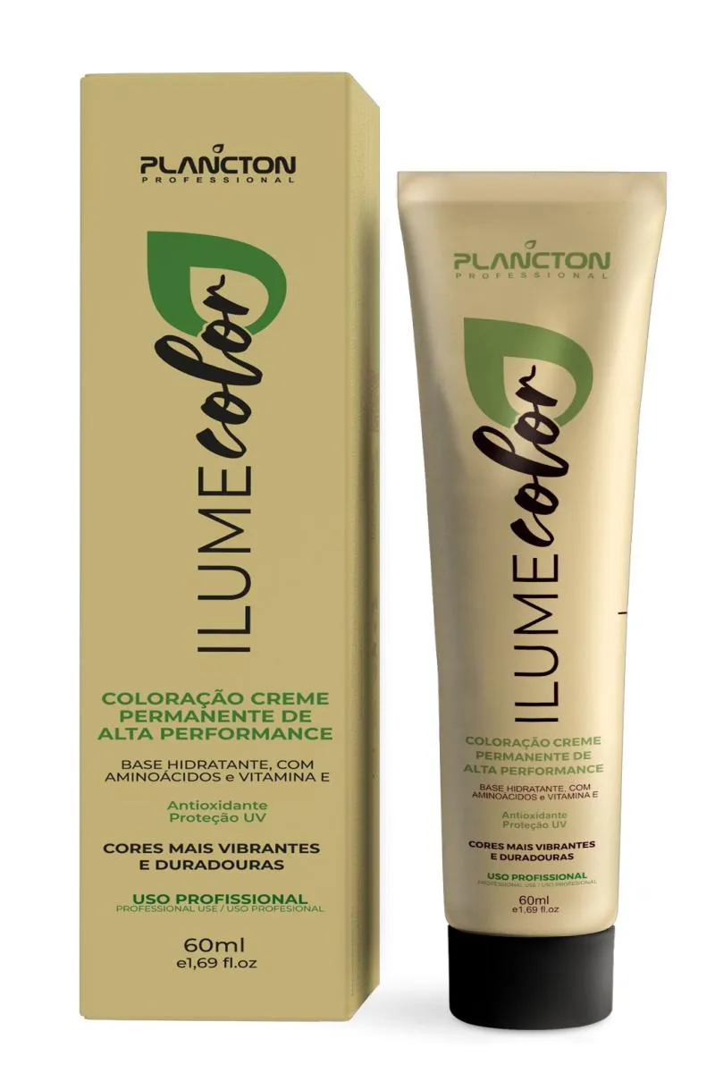 COLORAçãO ILUME COLOR PLANCTON PROFISSIONAL - 6.3 LOURO ESCURO DOURADO
