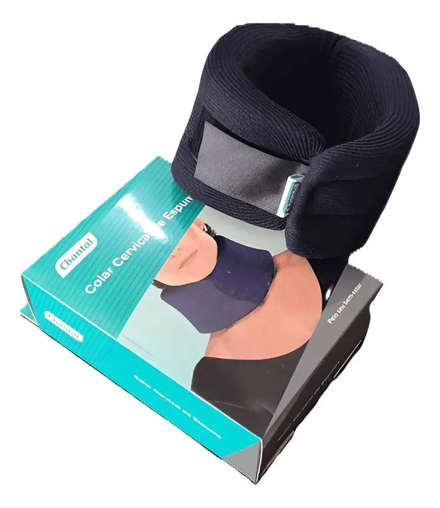 COLAR CERVICAL DE ESPUMA NOTURNO - AZUL TAM M - C120AZM - CHANTAL