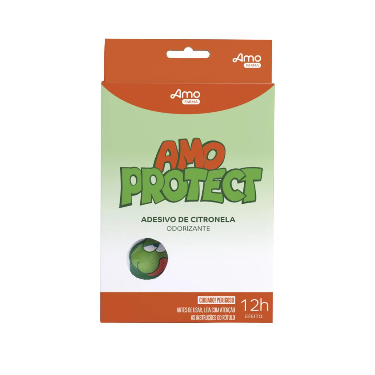 ADESIVO REPELENTE INFANTIL NATURAL CITRONELA 28 UNIDADES AMO PROTECT
