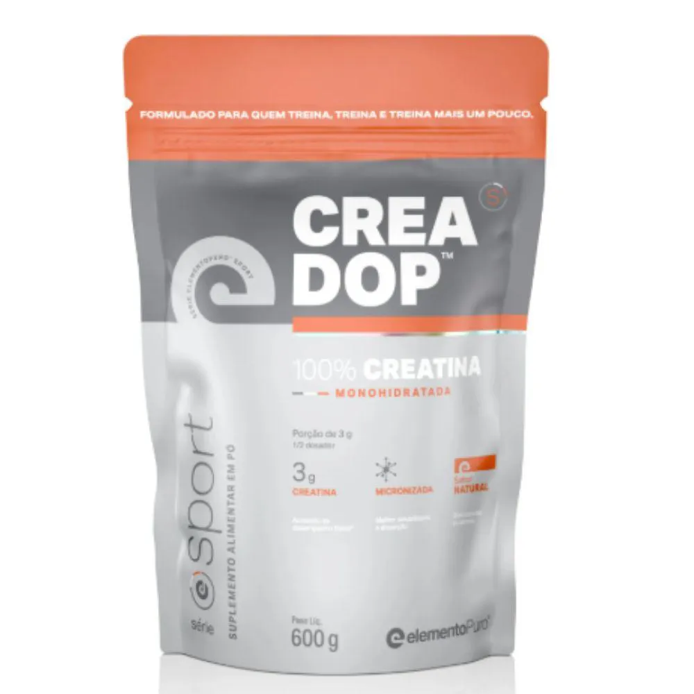 CREADOP CREATINA MONOHIDRATADA REFIL 600G - ELEMENTO PURO