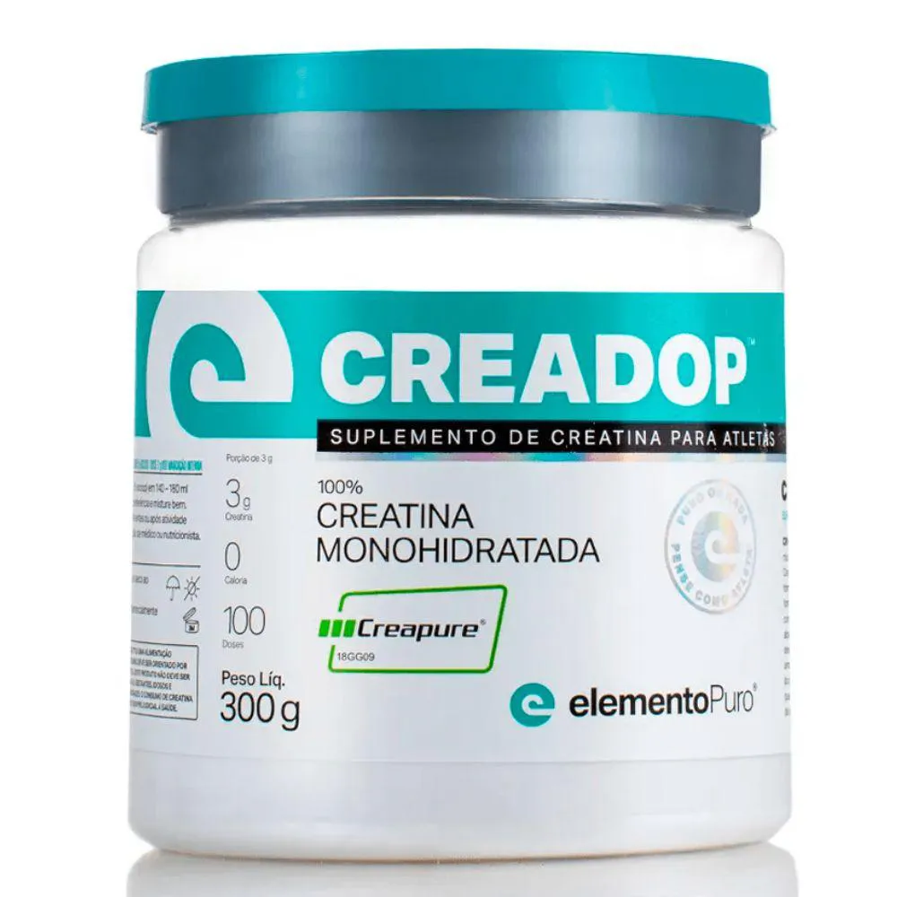 CREADOP CREATINA CREAPURE 300G - ELEMENTO PURO