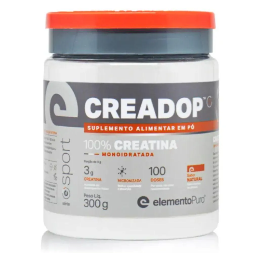 CREADOP CREATINA MONOHIDRATADA SPORT 300G - ELEMENTO PURO