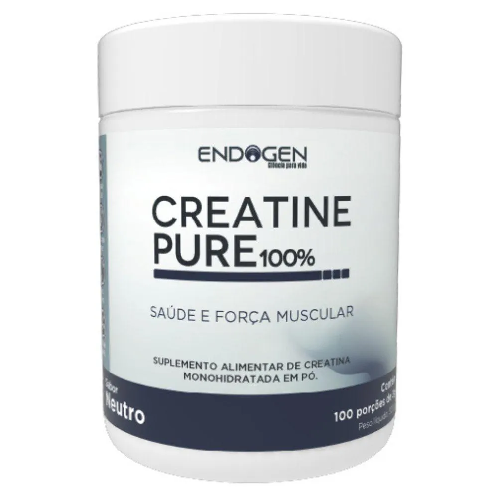 CREATINA MONOHIDRATADA 100% PURA 300G - ENDOGEN
