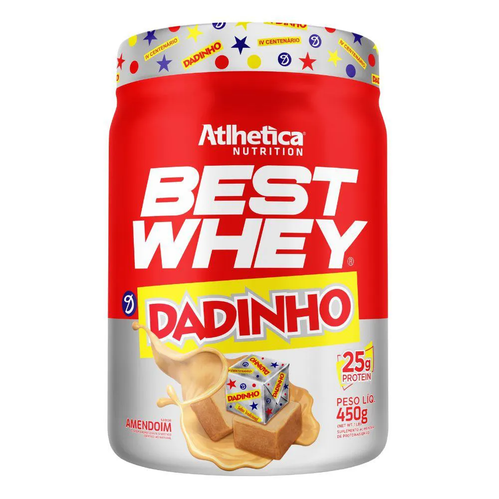 BEST WHEY ISOLADO HIDROLISADO DADINHO 450G - ATLHETICA