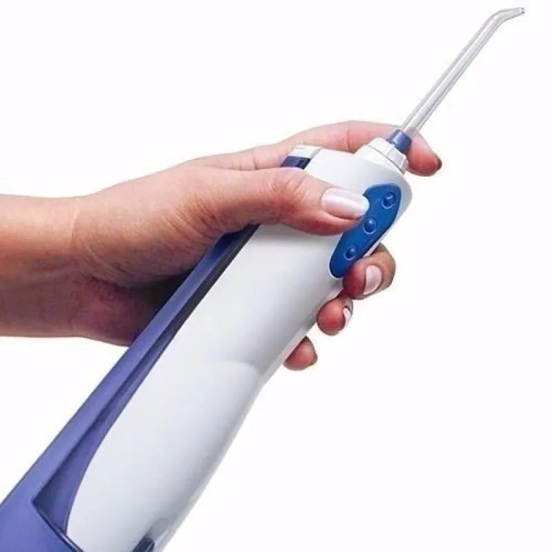 WATERPIK - IRRIGADOR ORAL PORTáTIL BUCAL BRANCO 2 BICOS WP-360 LIMPEZA DENTAL ÁGUA (PRODUTO OUTLET)