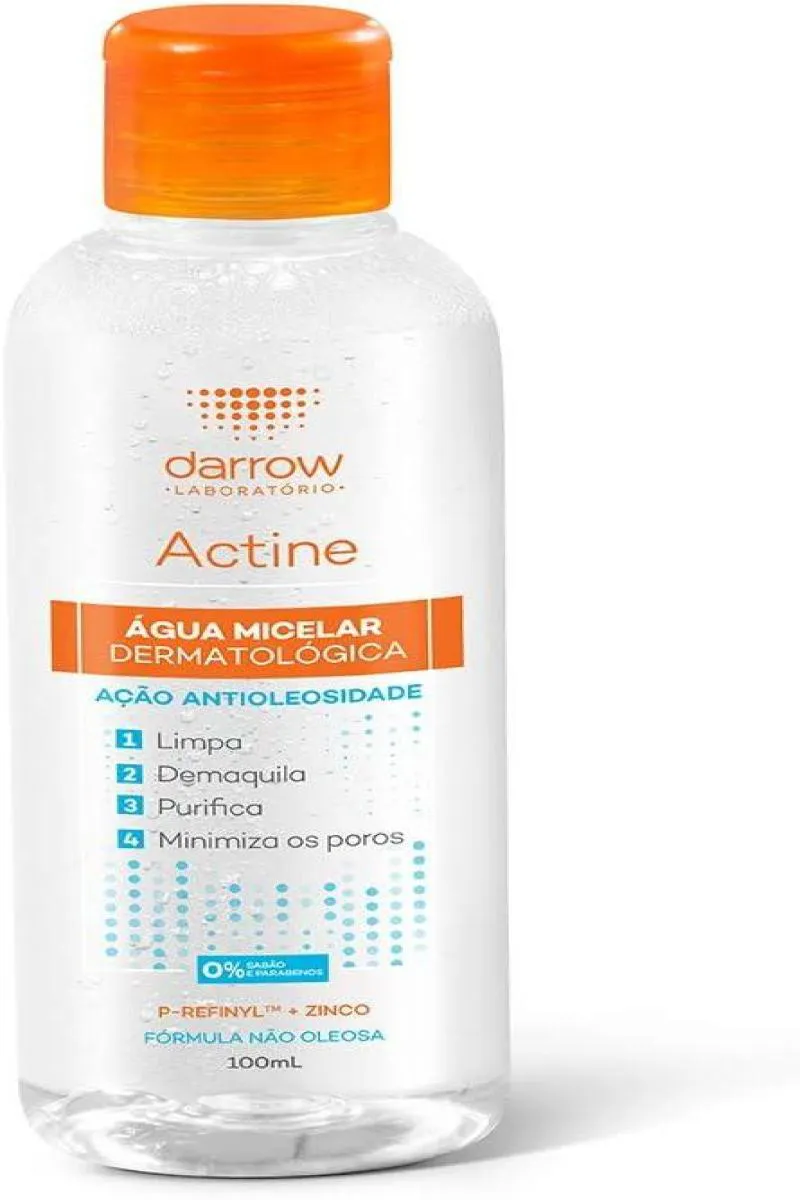 ÁGUA MICELAR ACTINE DERMATOLóGICA DARROW 100ML