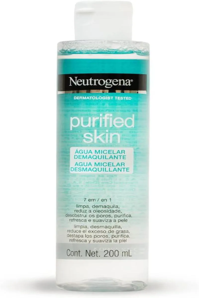ÁGUA MICELAR 7 EM 1 NEUTROGENA - PURIFIED SKIN - 200ML