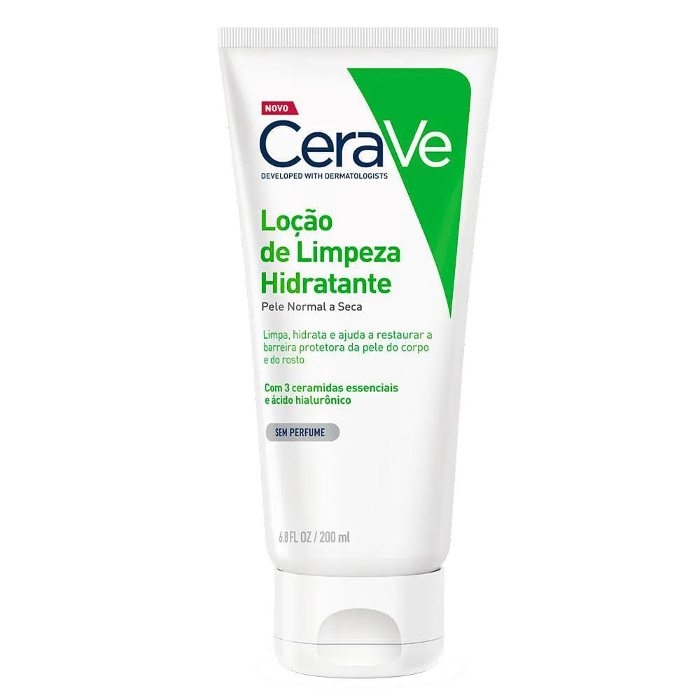CERAVE - LOçãO DE LIMPEZA HIDRATANTE - 200ML