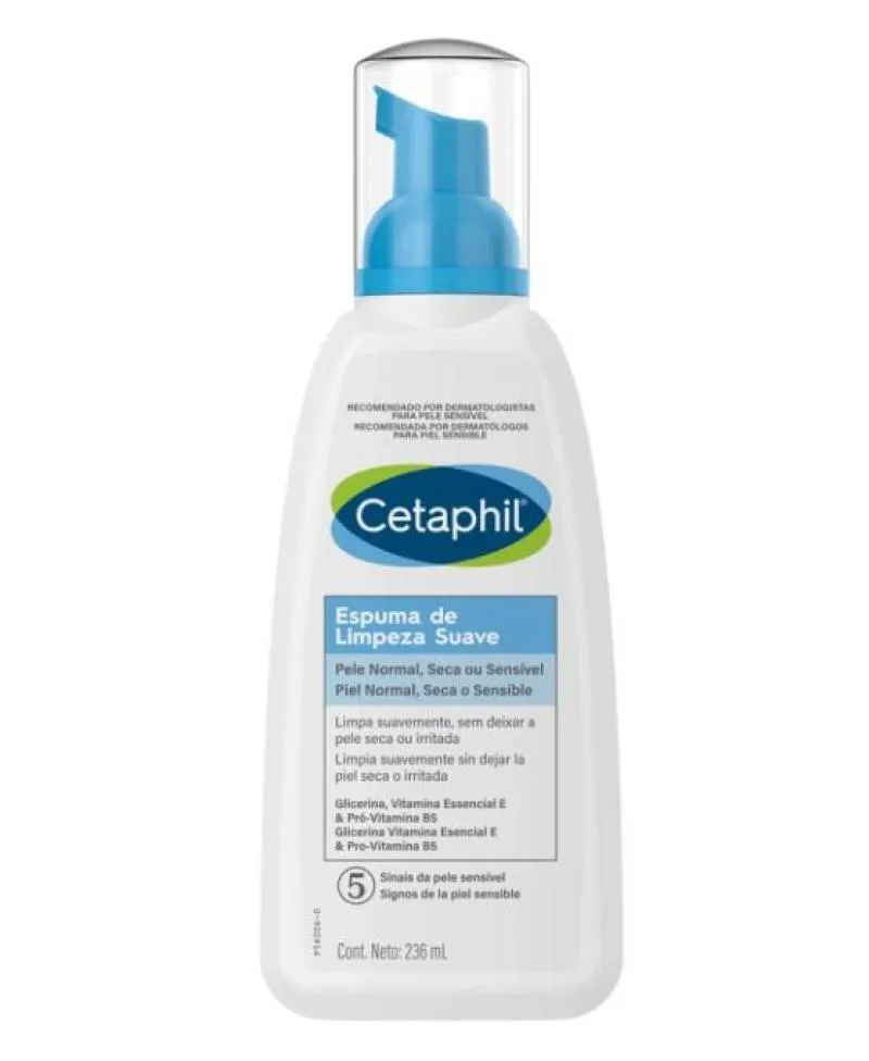 CETAPHIL ESPUMA DE LIMPEZA SUAVE 236ML