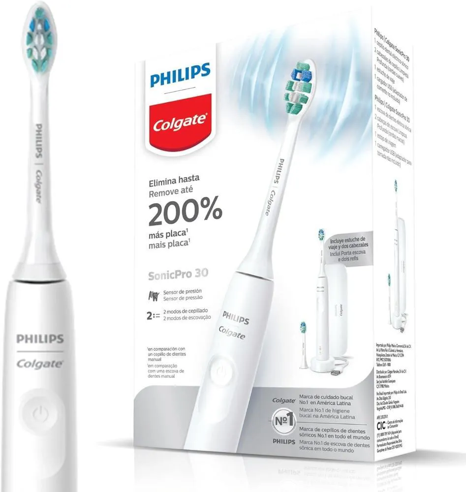 COLGATE ESCOVA DE DENTE ELéTRICA PHILIPS SONIC PRO 30