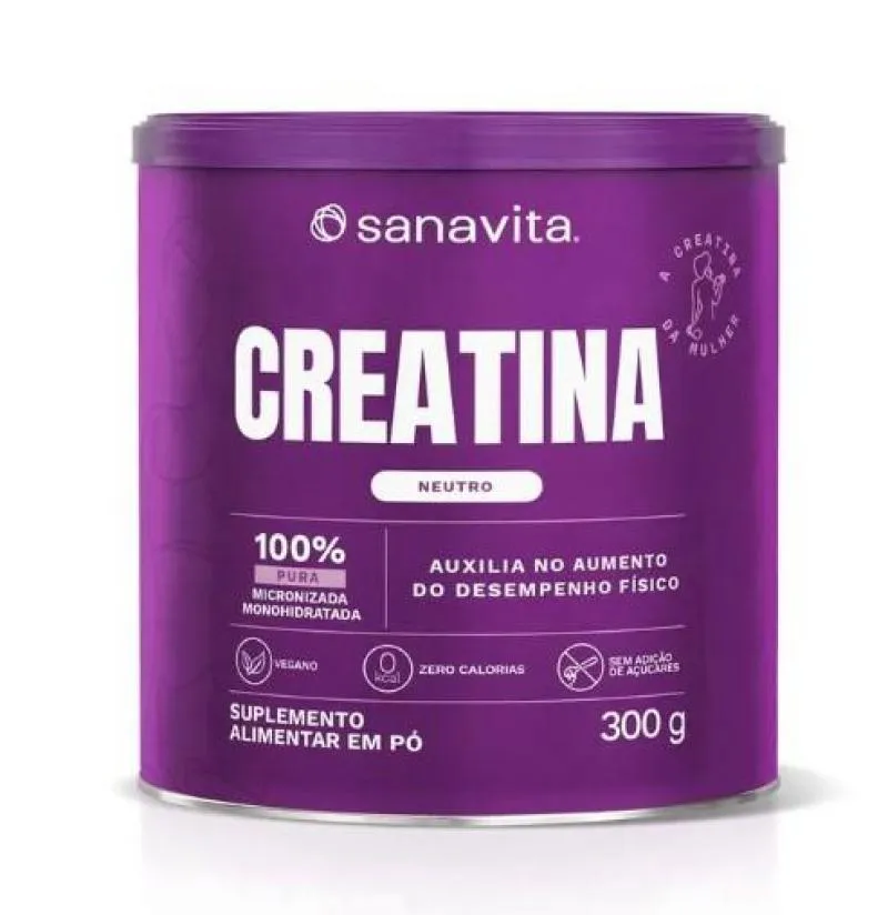 CREATINA 100% PURA - 300G - SANAVITA