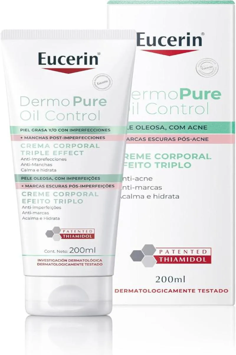 CREME CORPORAL EUCERIN DERMOPURE OIL CONTROL EFEITO TRIPLO 200ML
