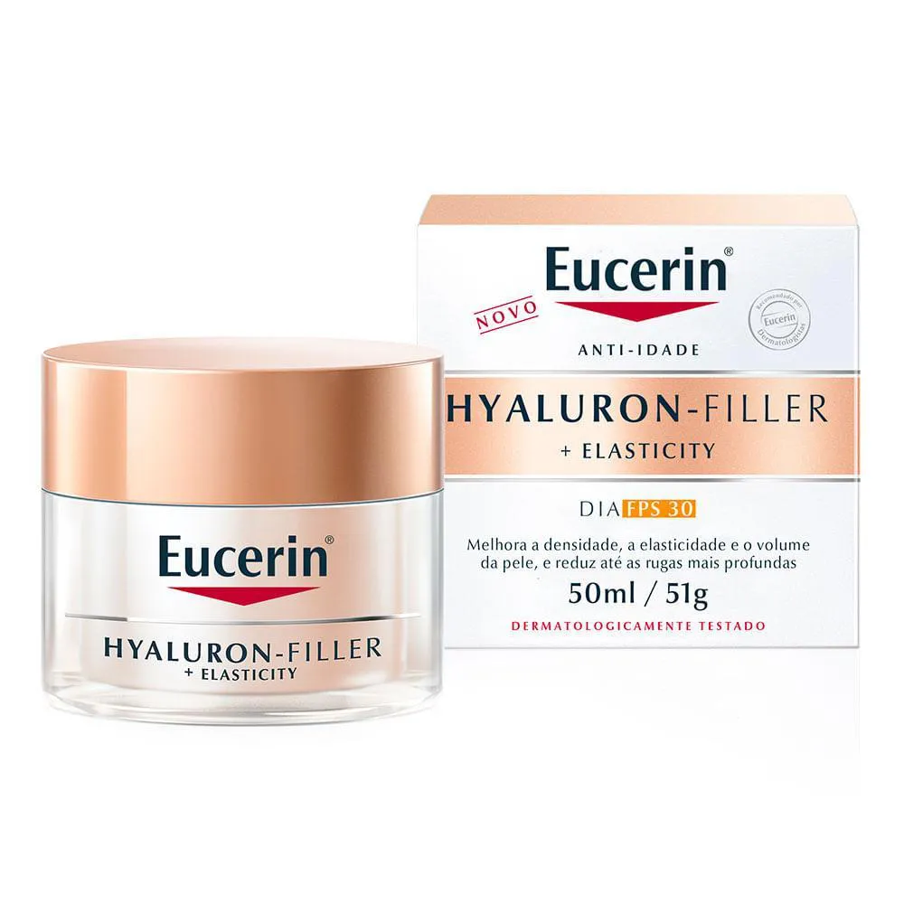 CREME FACIAL ANTI-IDADE EUCERIN HYALURON-FILLER ELASTICITY DIA FPS30 - 50ML