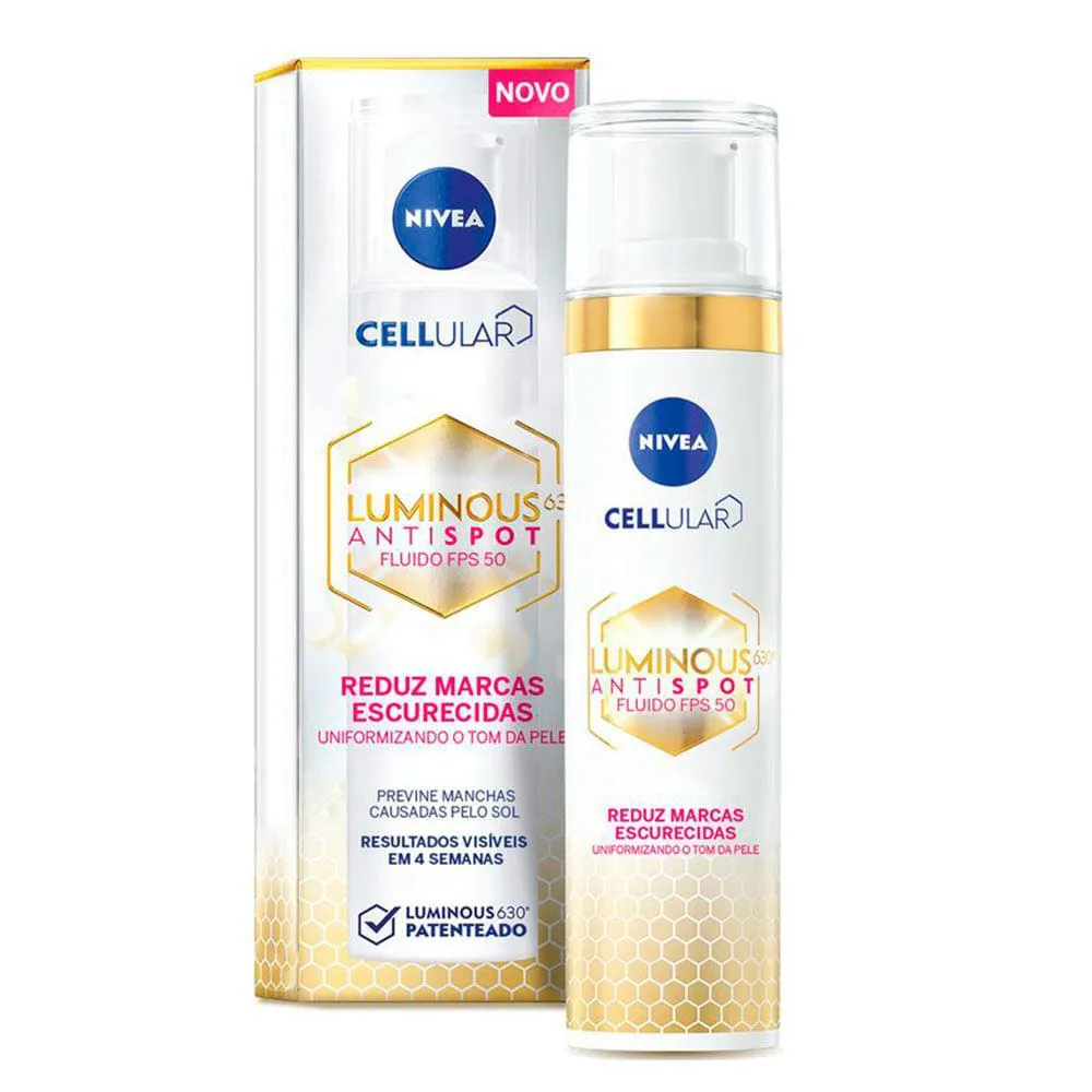 CREME FACIAL ANTI-MANCHAS NIVEA LUMINOUS 630º FPS50 - 40ML