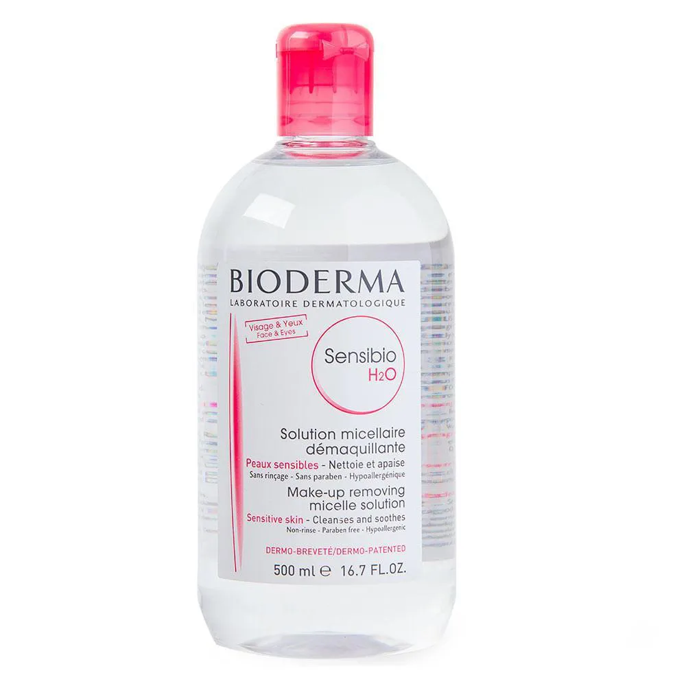 DEMAQUILANTE BIODERMA SENSIBIO H2O - SOLUTION MICELLAIRE - 500ML