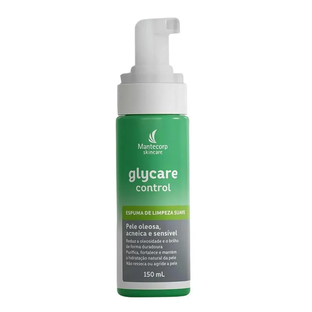 ESPUMA DE LIMPEZA FACIAL SUAVE GLYCARE CONTROL - 150ML
