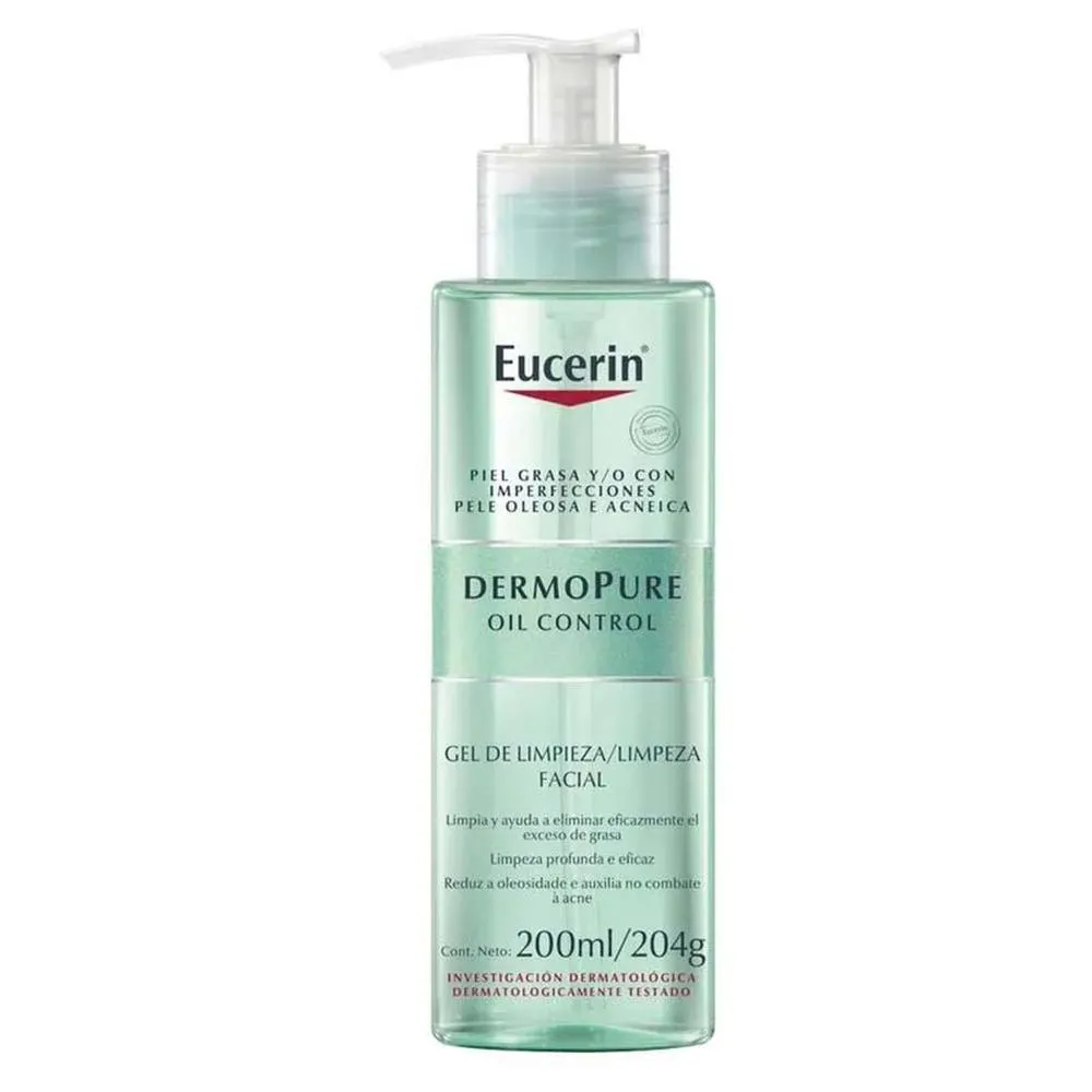 EUCERIN DERMO PURE GEL DE LIMPEZA 204G