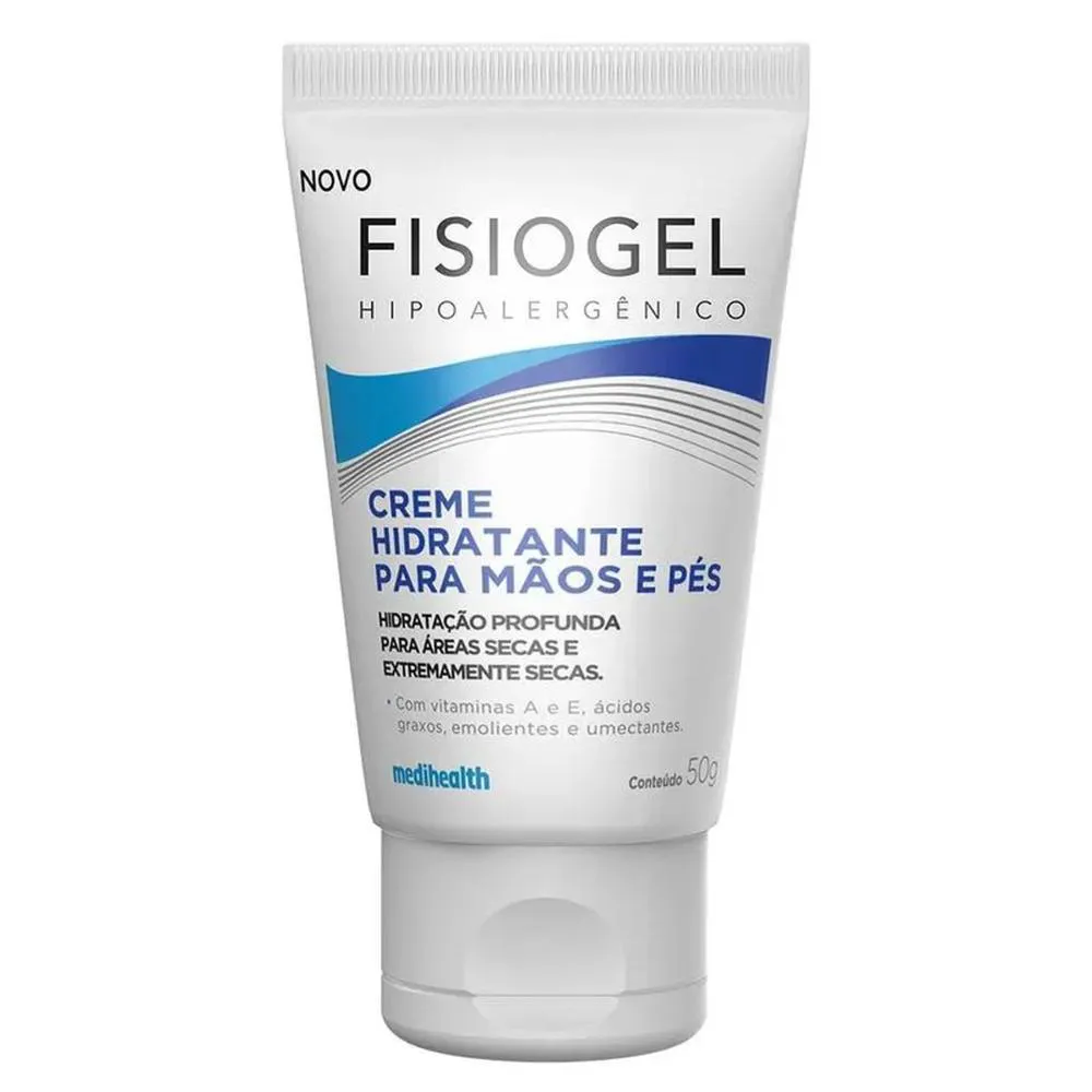 FISIOGEL CREME HIDRATANTE MãOS E PéS 50G