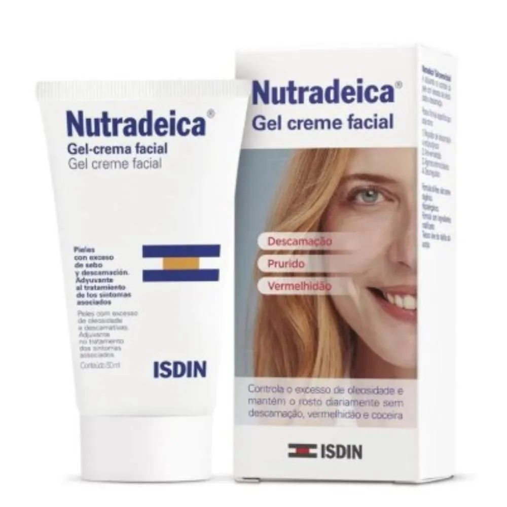 GEL CREME FACIAL ISDIN - NUTRADEICA PELE DESCAMATIVA 50ML