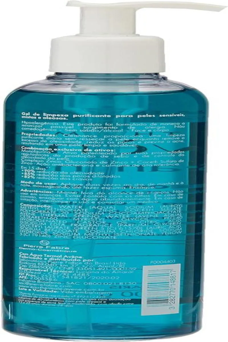 GEL DE LIMPEZA FACIAL AVèNE - CLEANANCE - 300ML