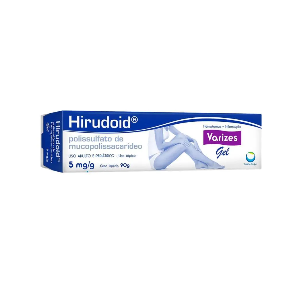GEL PARA VARIZES HIRUDOID 5MG - 90G