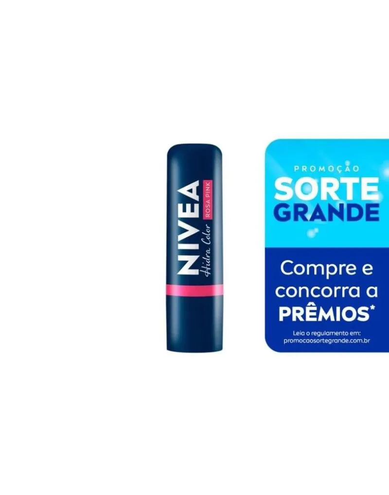 HIDRATANTE LABIAL NIVE HIDRA COLOR ROSA PINK 4,8G