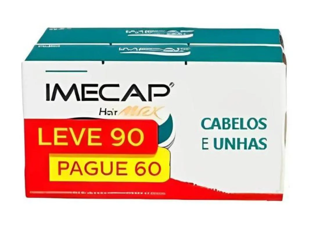 IMECAP HAIR MAX CABELOS E UNHAS L90 P60CPS