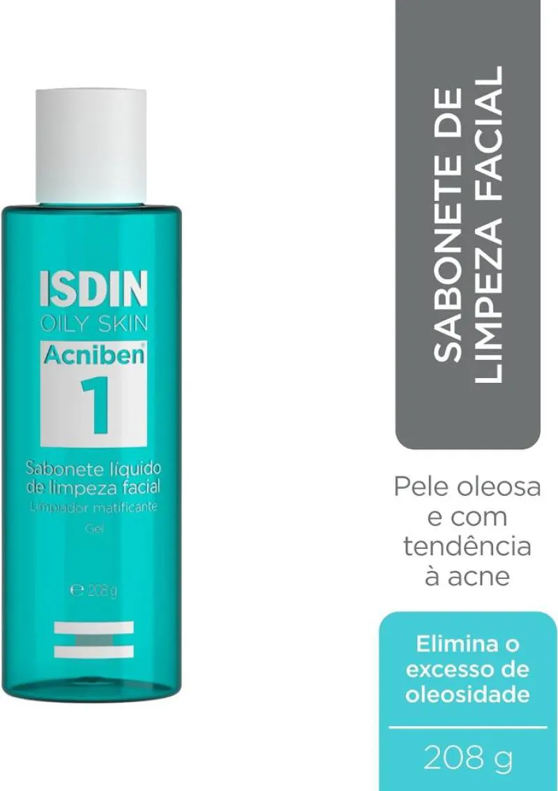 ISDIN ACNIBEN 1 OILY SKIN SABONETE LíQUIDO 208G