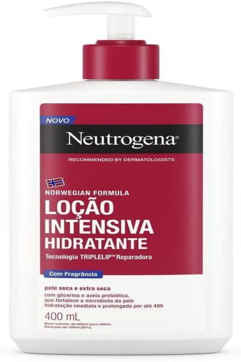 NEUTROGENA NORWEGIAN LOçãO INTENSIVA HIDRATANTE 400ML COM FRAGRâNCIA