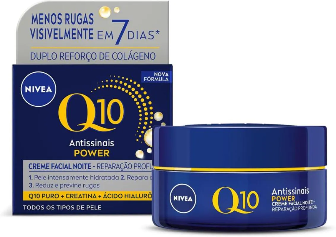 NIVEA VISAGE Q10 ANTISSINAIS NOTURNO 50GR
