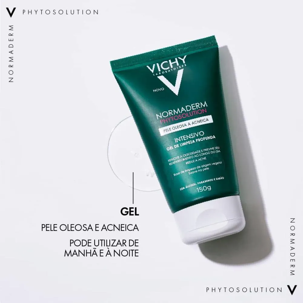 NORMADERM PHYTOSOLUTION VICHY - GEL DE LIMPEZA INTENSIVO - 300G