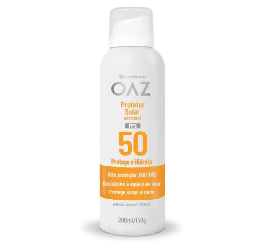 OAZ PROTETOR SOLAR AEROSSOL FPS50 200ML